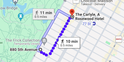 carlyle googlemaps
